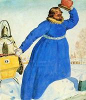 Kustodiev, Boris - Coachman